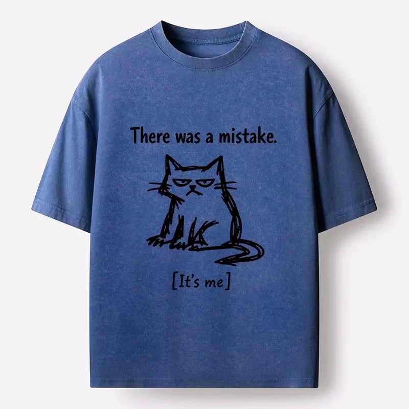 Kyoto-Lion Mistake Cat Funny Meme Washed T-Shirt