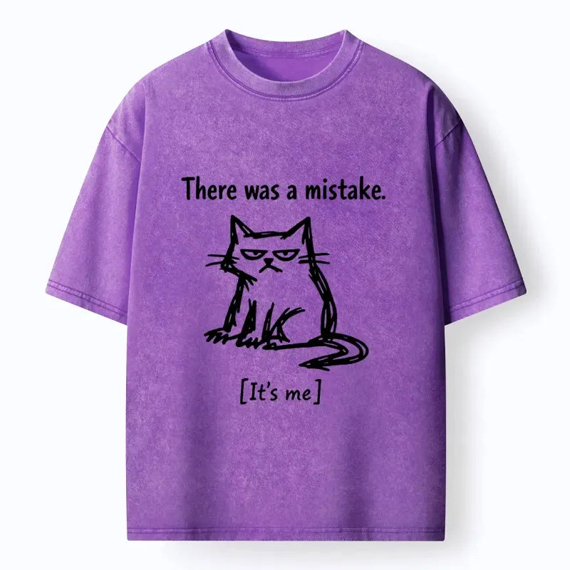 Kyoto-Lion Mistake Cat Funny Meme Washed T-Shirt