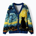 Kyoto-Lion unisex cardigan cozy winter