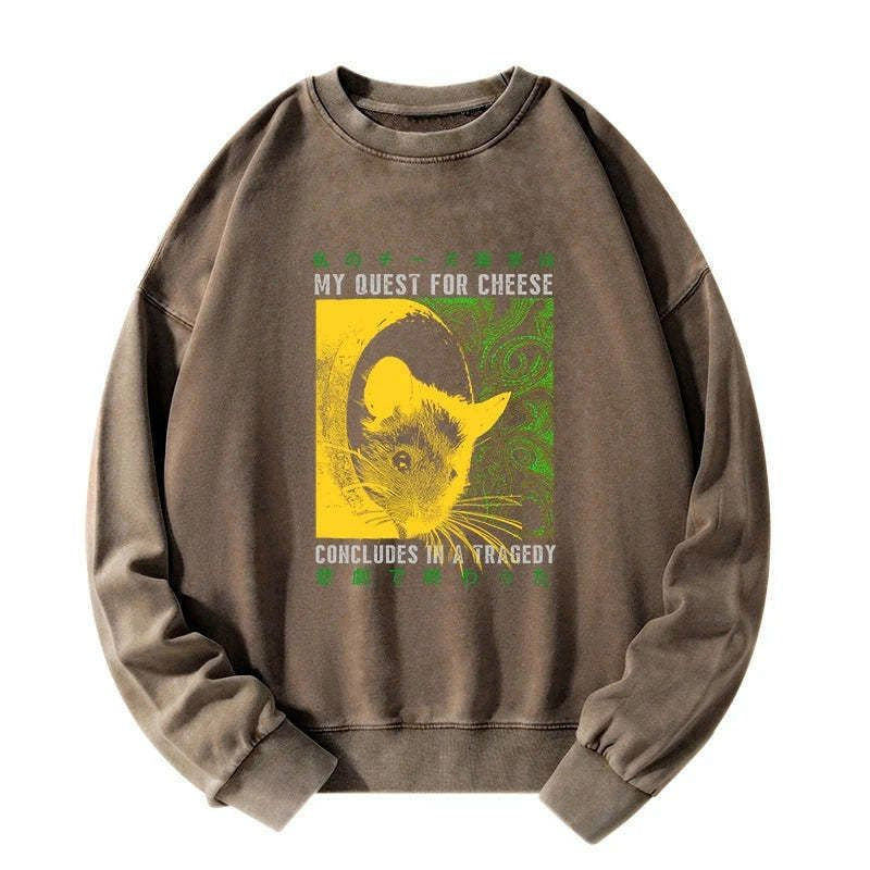 funny cheese mouse sweatshirt gift idea
