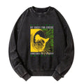 Kyoto-Lion Mouse Has A Passion For Cheese Washed Sweatshirt