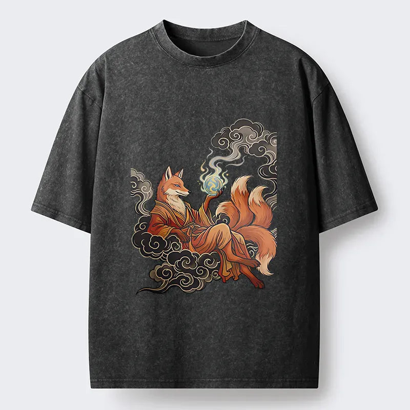 Kyoto-Lion Unisex Cotton Shirt