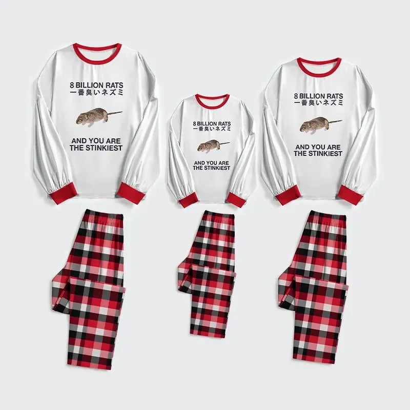 Japanese rat family pajama gift idea