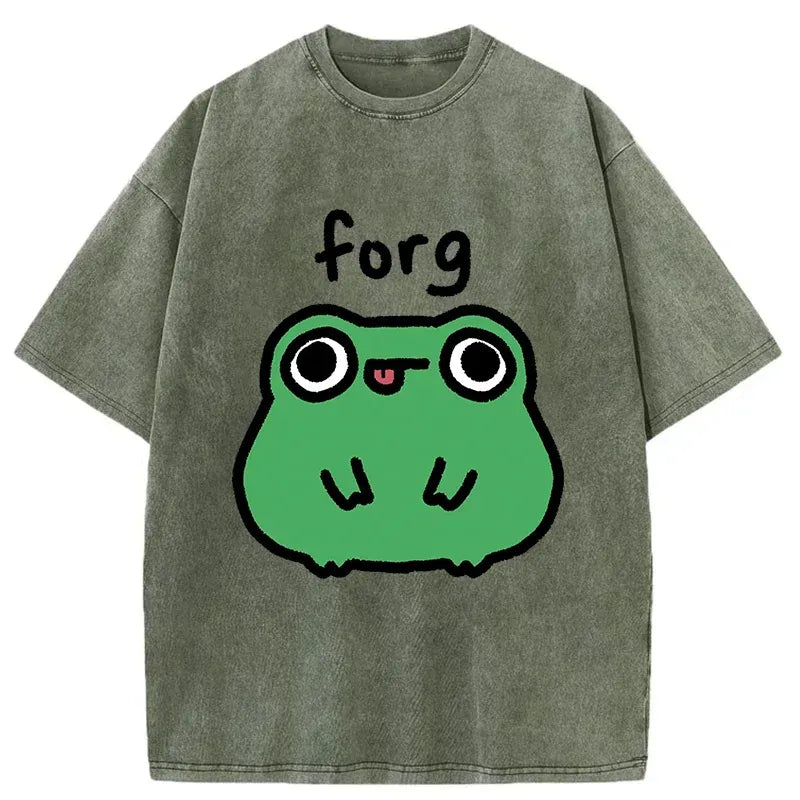 Stupid Frog Japan Washed Tee on Sale