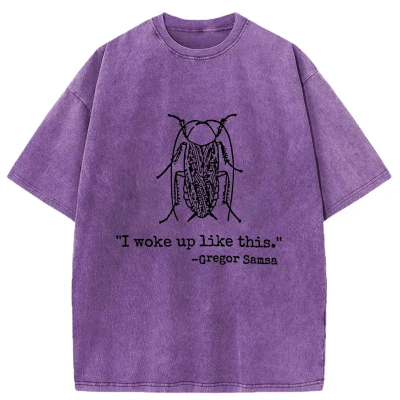 japanese washed unisex t-shirt for daily wear