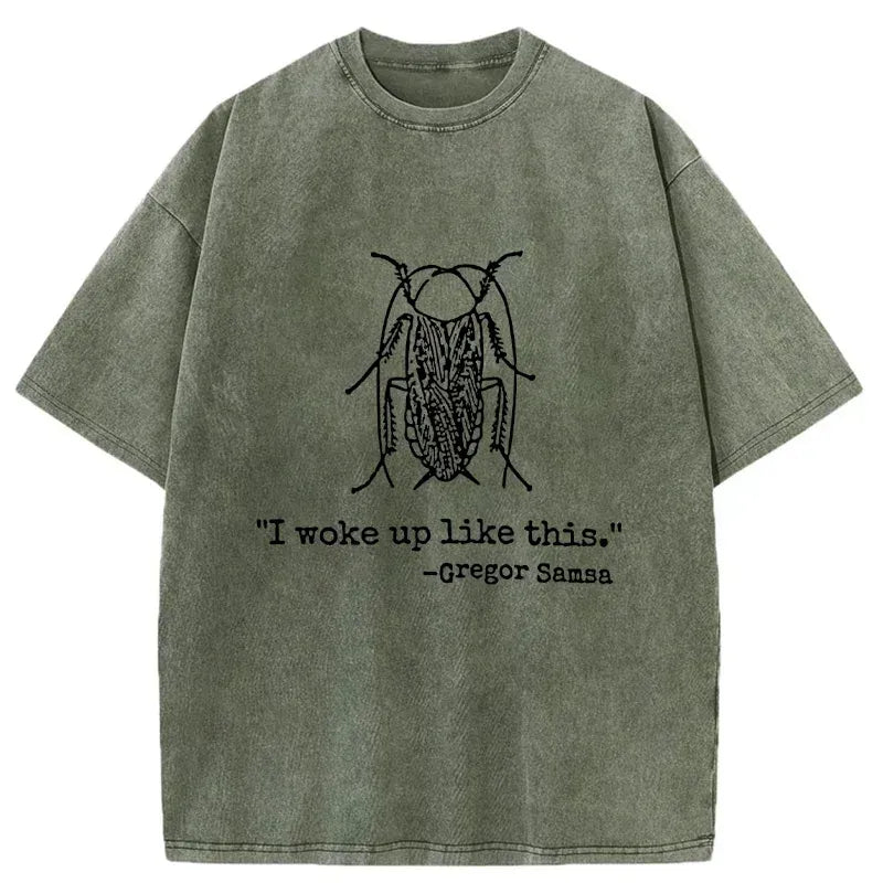 japanese washed unisex t-shirt for daily wear