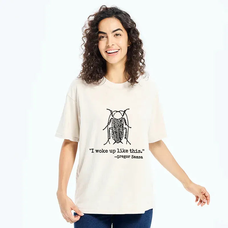 japanese washed unisex t-shirt for daily wear