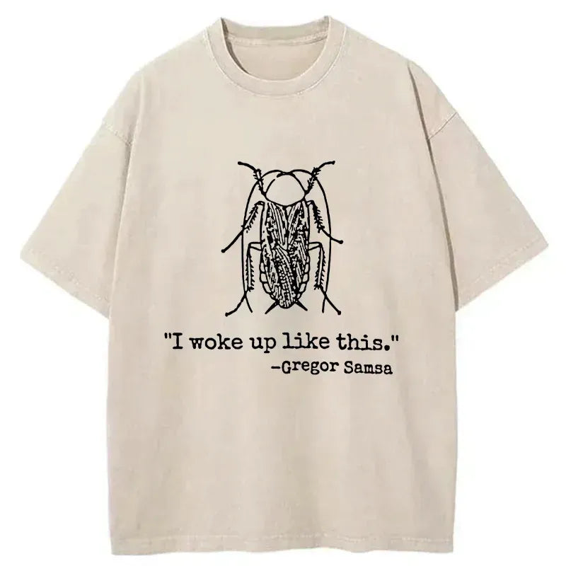 japanese washed unisex t-shirt for daily wear