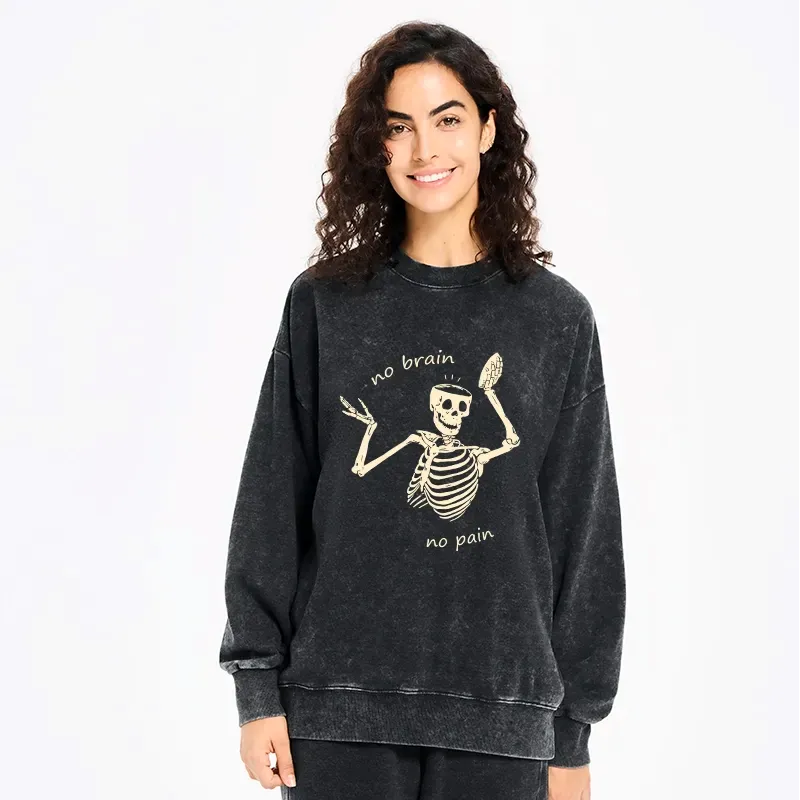unisex skeleton sweatshirt for daily wear
