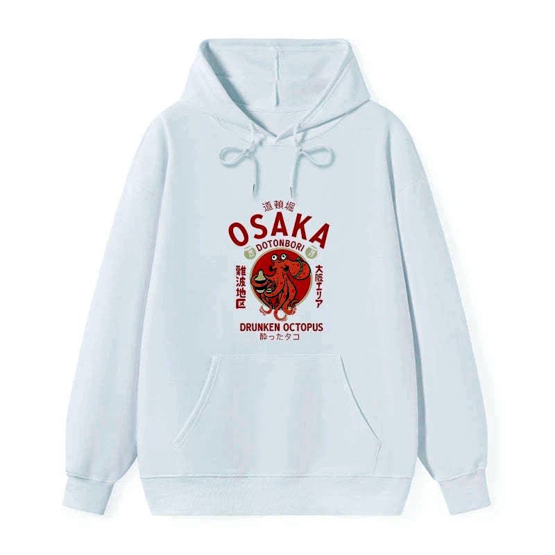 Vintage Japan Octopus Hoodie for Anime Convention