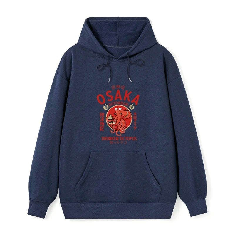 Vintage Japan Octopus Hoodie for Anime Convention