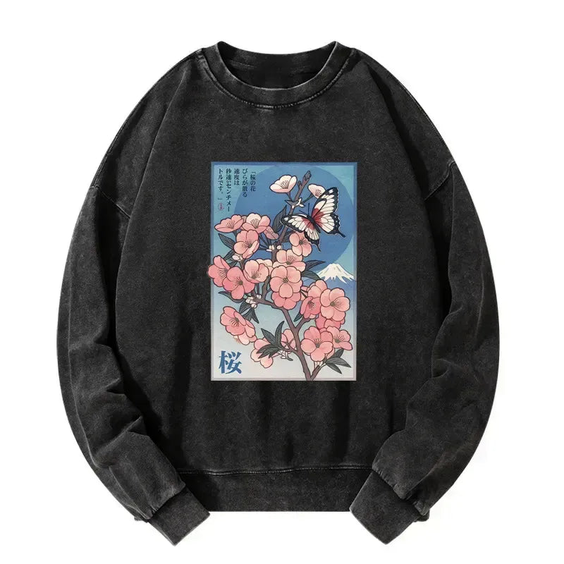 Limited Edition Japanese Art Sweatshirt for Daily Wear