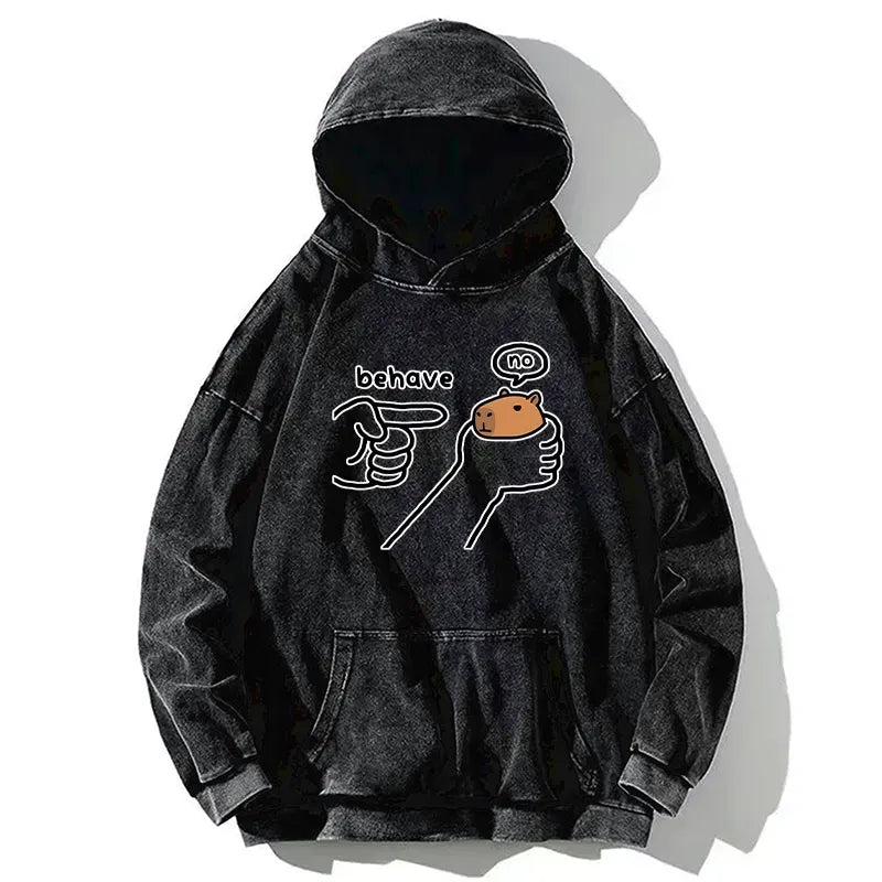 Comfortable Japanese Capybara Hoodie on Sale