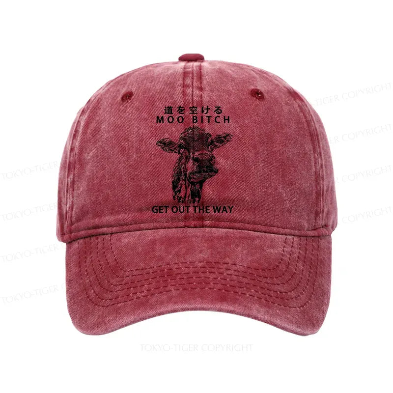 Funny Cow Vintage Japanese Washed Cap