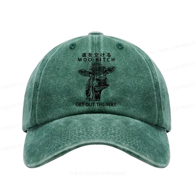 Kyoto-Lion Funny Cow Washed Cap