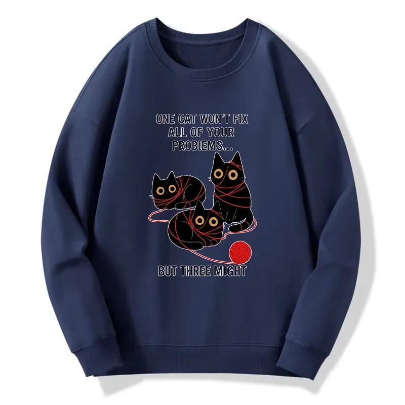 comfortable japanese cat sweatshirt for daily wear