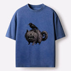 japanese vintage style unisex cotton t shirt