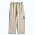 Kyoto-Lion Sad Dog Funny Washed Utility Sweatpants