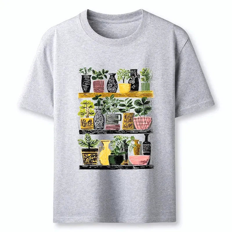 Cozy Home Plant Shelf Vibes T-Shirt