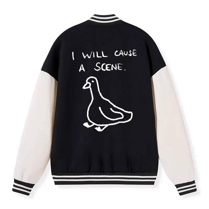 japanese retro embroidery varsity jacket