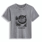 kyoto lion spiky puffer streetwear top
