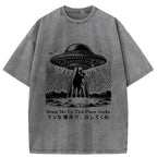 Japanese vintage washed t-shirt for daily wear