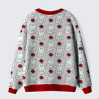 Kyoto-Lion The Vase Cat Cardigan Sweater