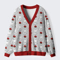 Japanese Cat Cardigan Sweater for Women
