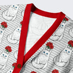 Comfortable Japanese Cat Cardigan Sweater