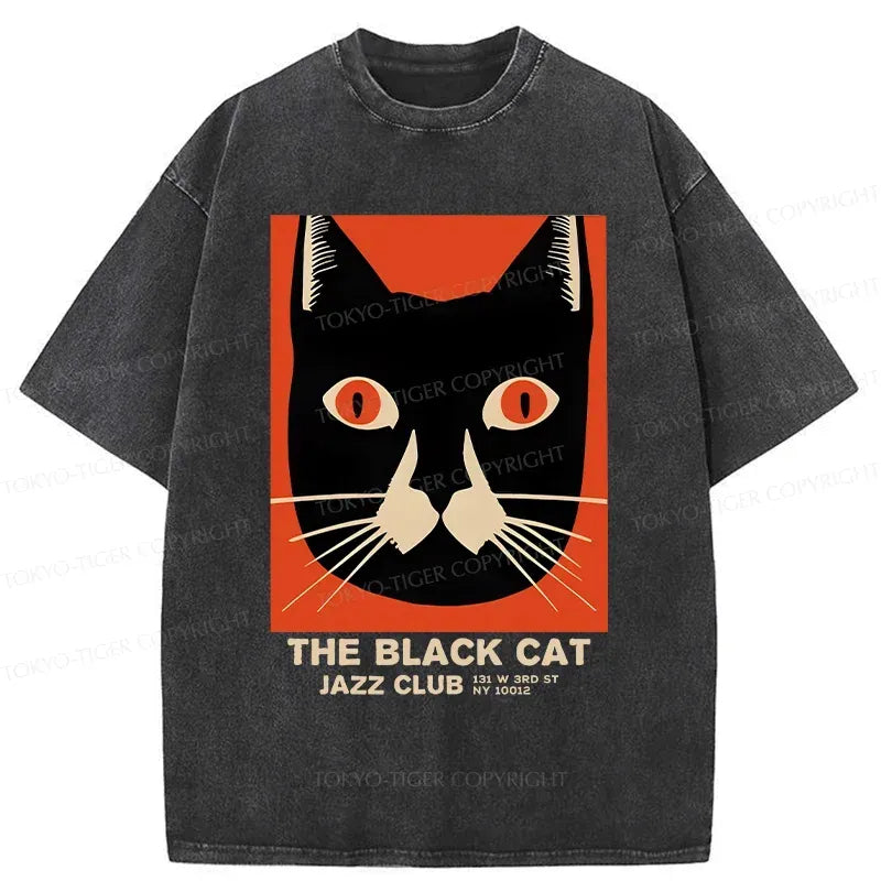 Quality Black Cat T-Shirt for Everyday Wear