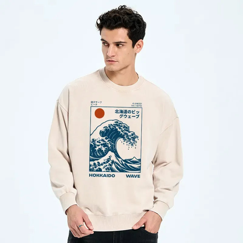 Kyoto Wave Japan Sweatshirt on Sale