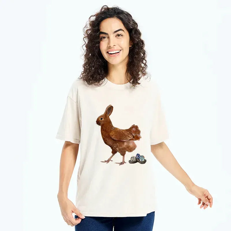 unisex washed t-shirt for easter weekend