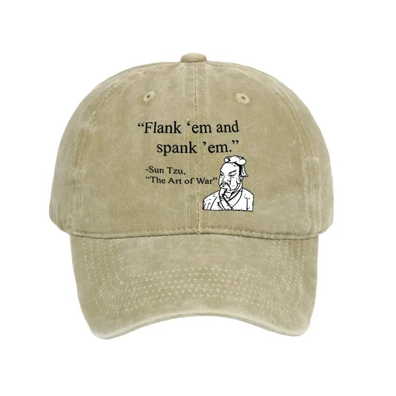Kyoto Lion Art of War Funny Cap