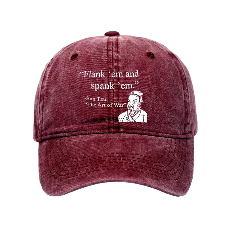 Kyoto Lion Art of War Funny Cap