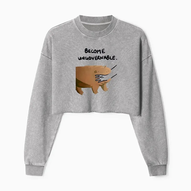 Moo Deng Funny Sweatshirt Gift for Her