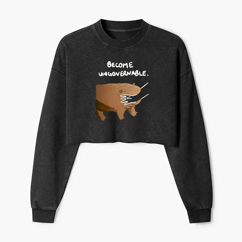 Moo Deng Funny Sweatshirt Gift for Her
