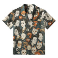 Traditional Japanese Mask Hawaiian Shirt for Daily Wear