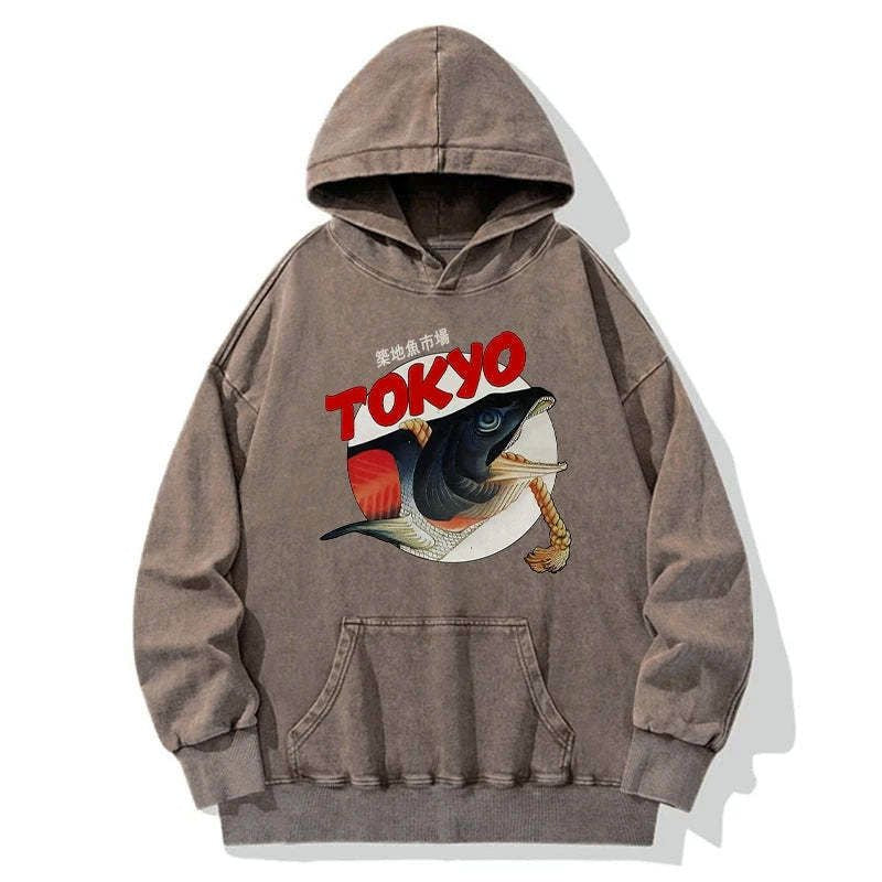 kyoto lion tsukiji fish market hoodie gift idea