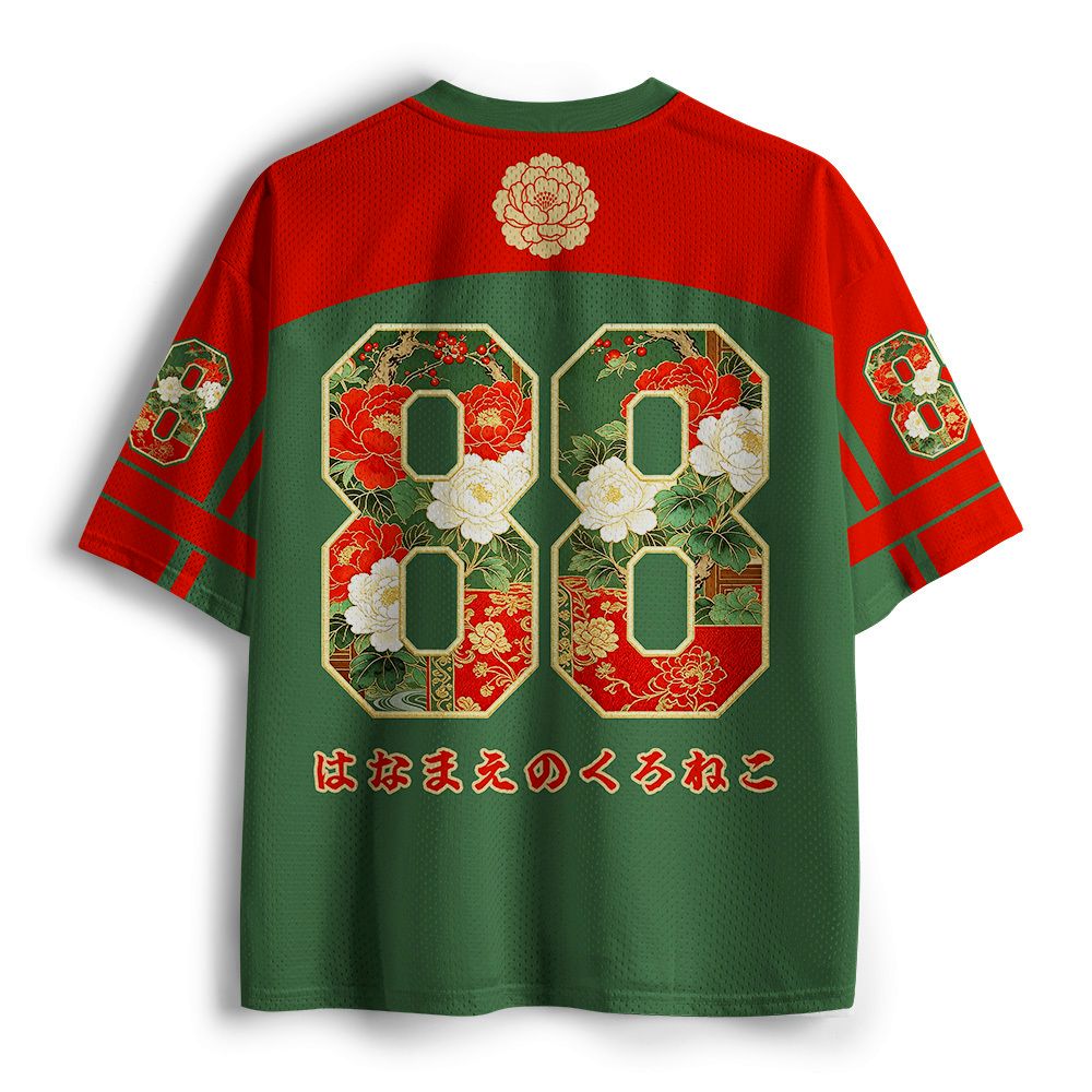 Kyoto Lion Mesh Jersey for Streetwear