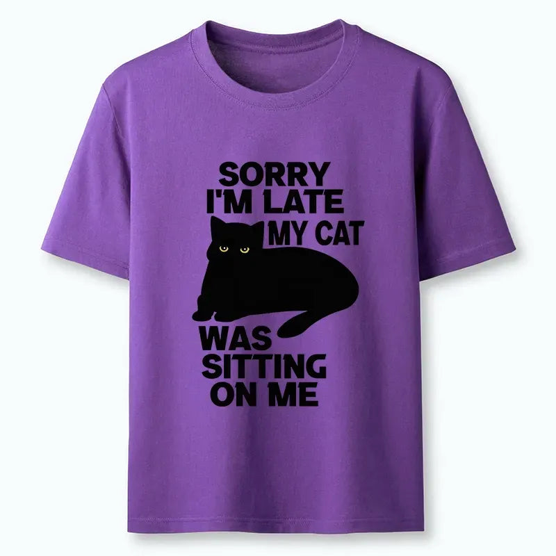 Ukiyo-e cat lover t-shirt for streetwear