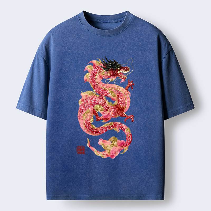 Japanese Dragon Washed T-Shirt