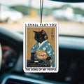 Kyoto-Lion Funny Playing Music Black Cat Car Air Freshener