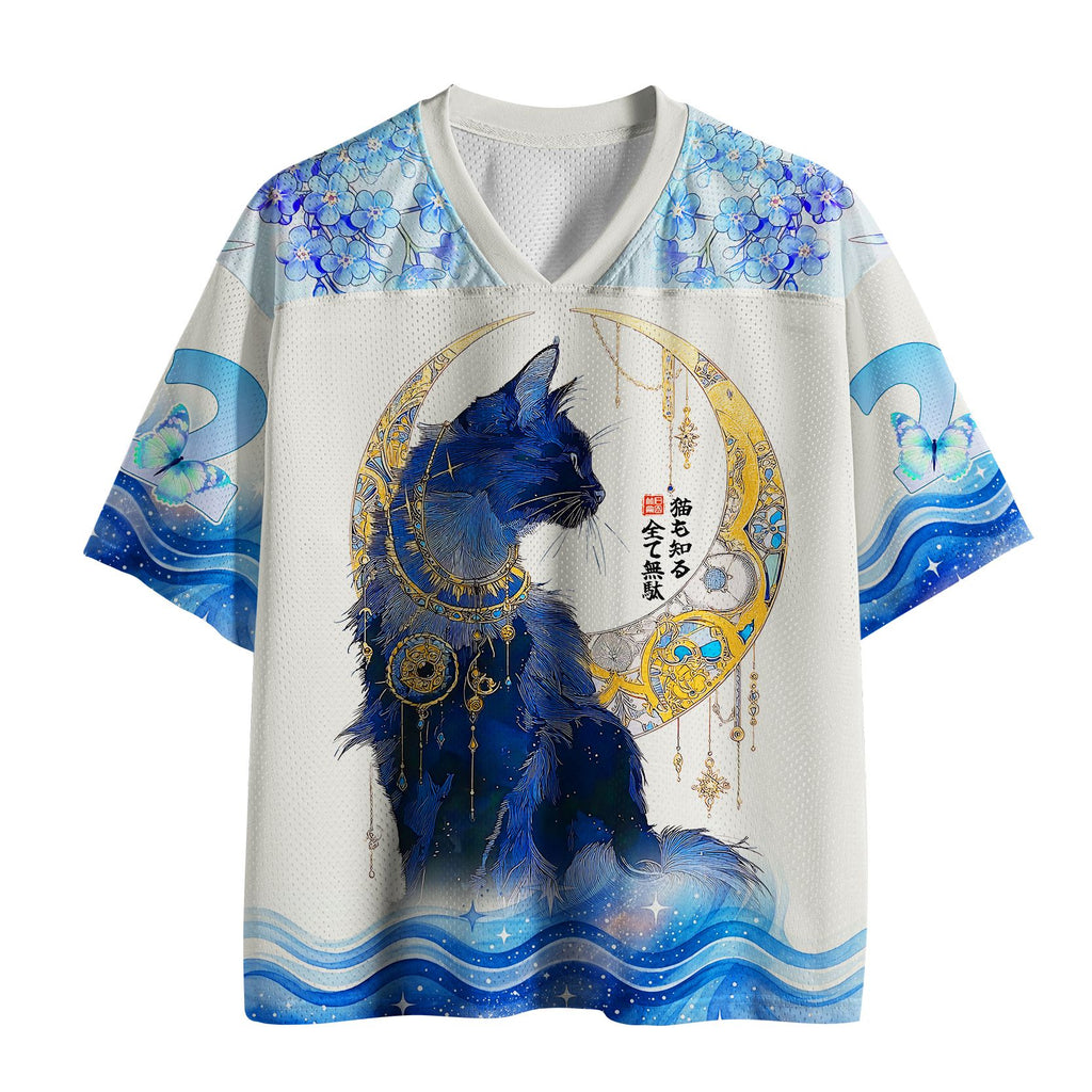 breathable cat mesh jersey for workout