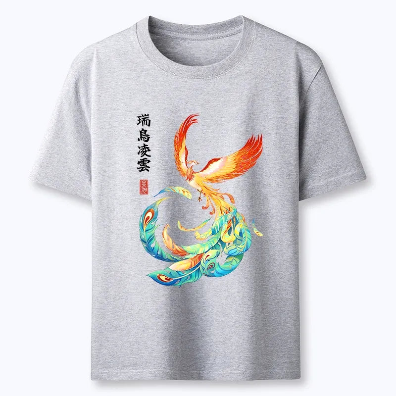 Kyoto-Lion Lucky Phoenix Art Classic T-Shirt