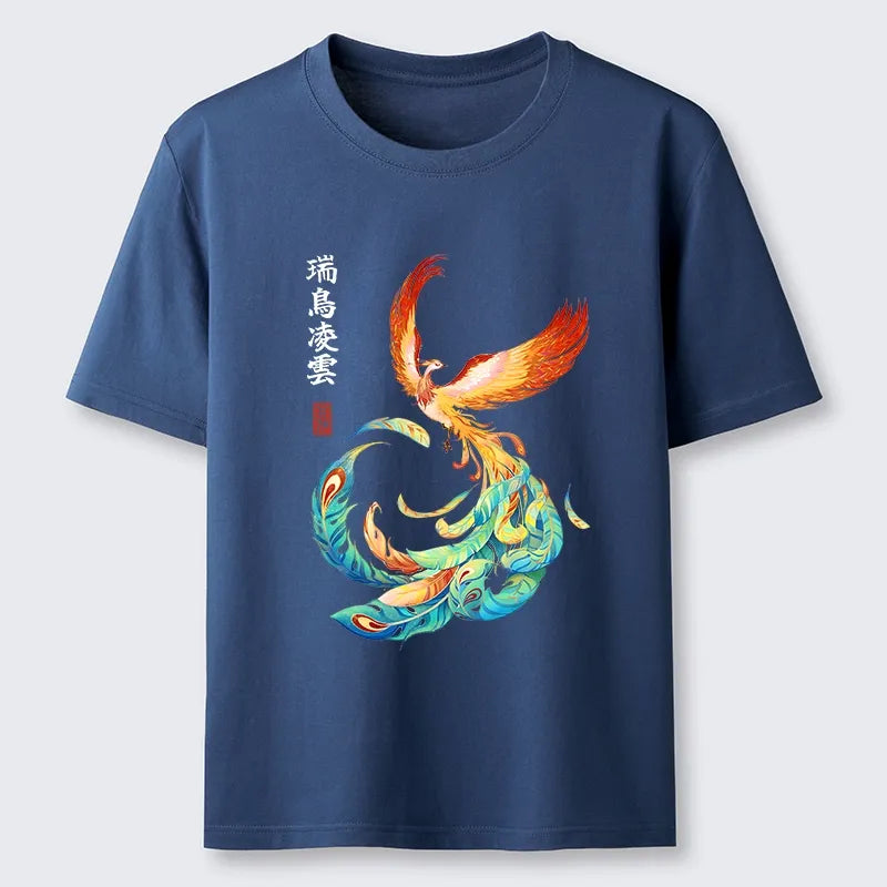 Kyoto-Lion Lucky Phoenix Art Classic T-Shirt