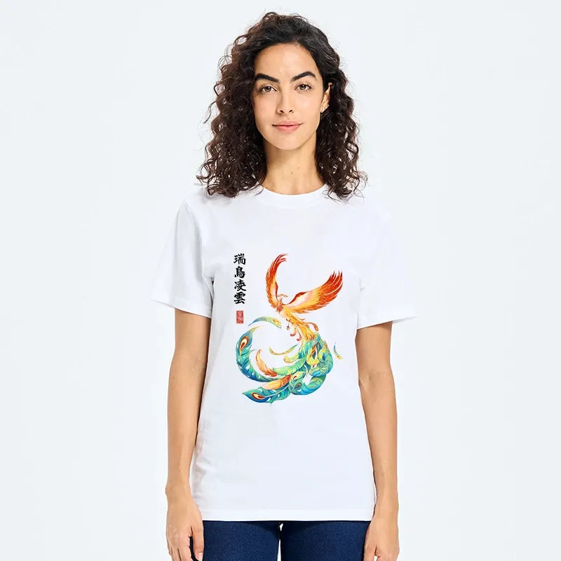 Kyoto-Lion Lucky Phoenix Art Classic T-Shirt