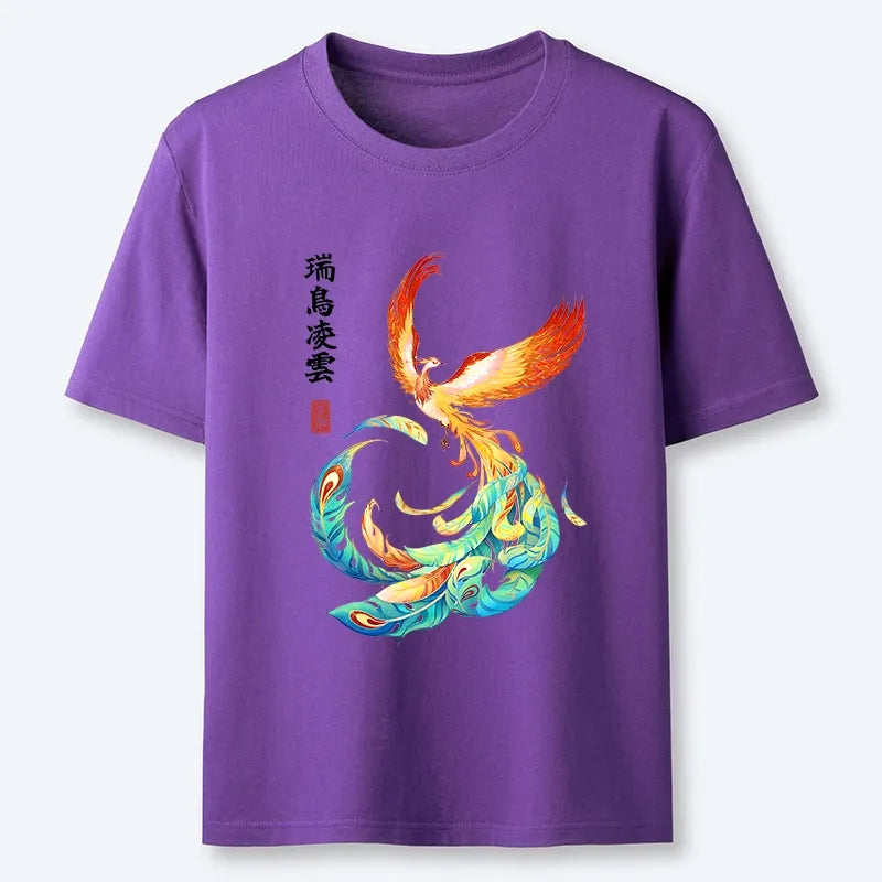 Kyoto-Lion Lucky Phoenix Art Classic T-Shirt