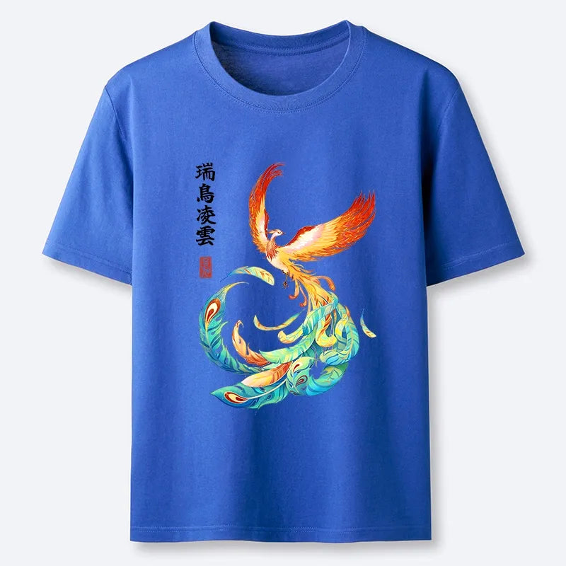 Kyoto-Lion Lucky Phoenix Art Classic T-Shirt