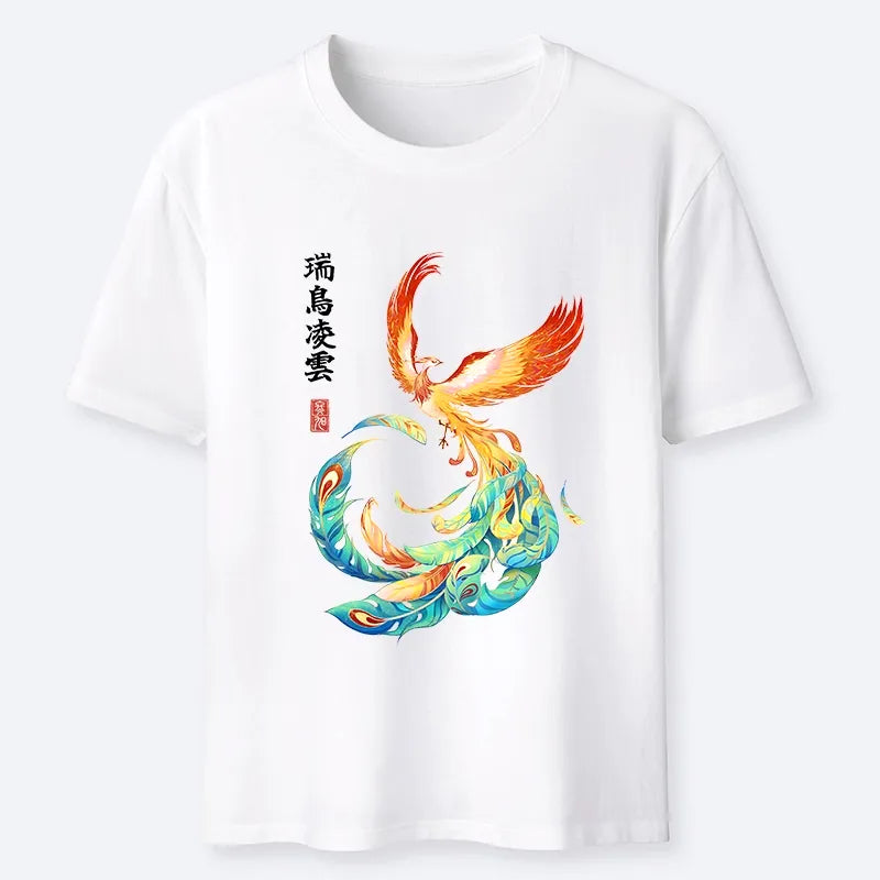 Kyoto-Lion Lucky Phoenix Art Classic T-Shirt