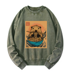 kyoto lion opossum ramen sweatshirt on sale